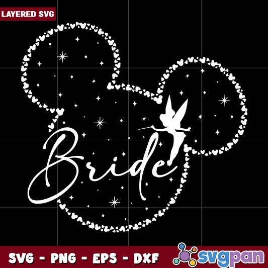 Brides mickey mouse svg, disney parks​ svg, disney chanel svg