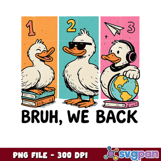 Bruh we back png, halloween costume png, halloween goose png