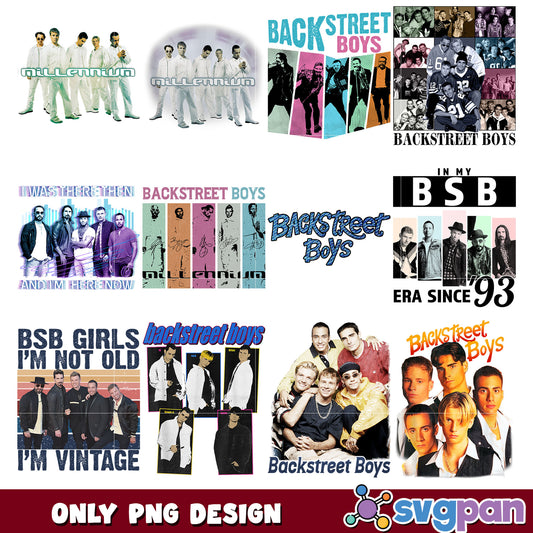 Bsb vintage png bundle