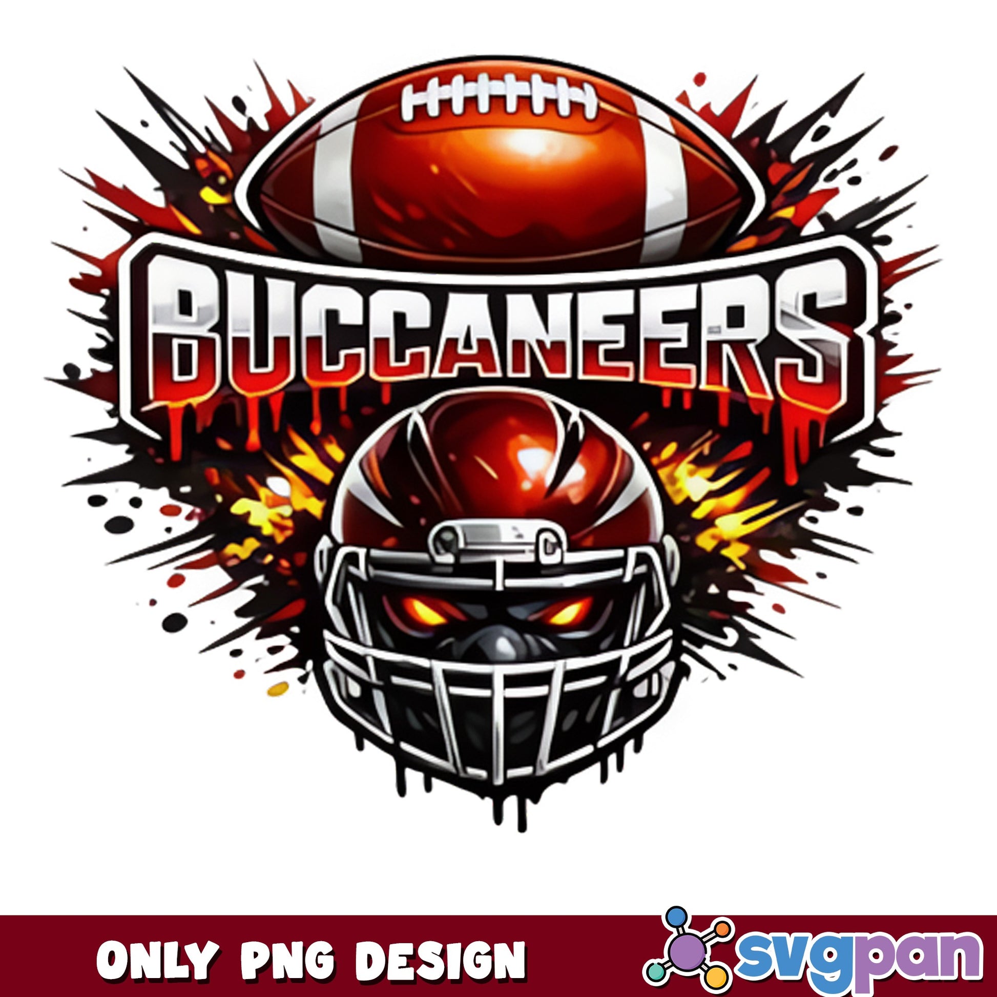 Buccaneers Football Helmet PNG, NFL Team PNG, Football PNG