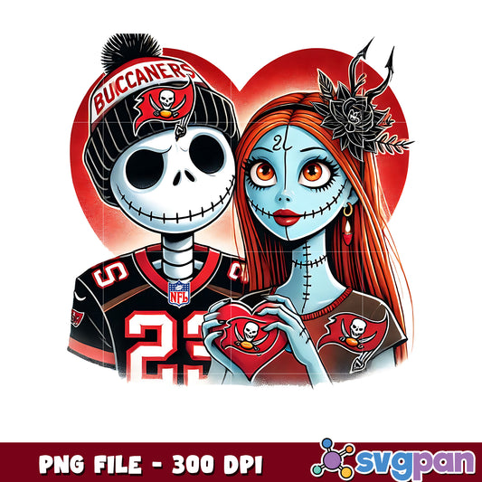 Buccaneers jack and sally png, nfl bracket​​​ png, nfl combine​ png