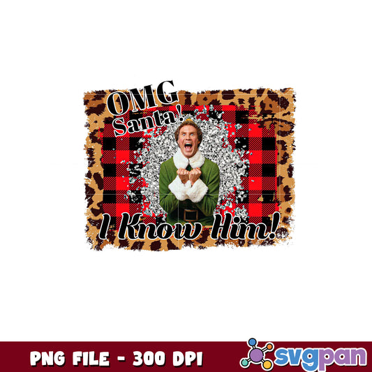Buddy the elf png,  christmas png,happy christmas png