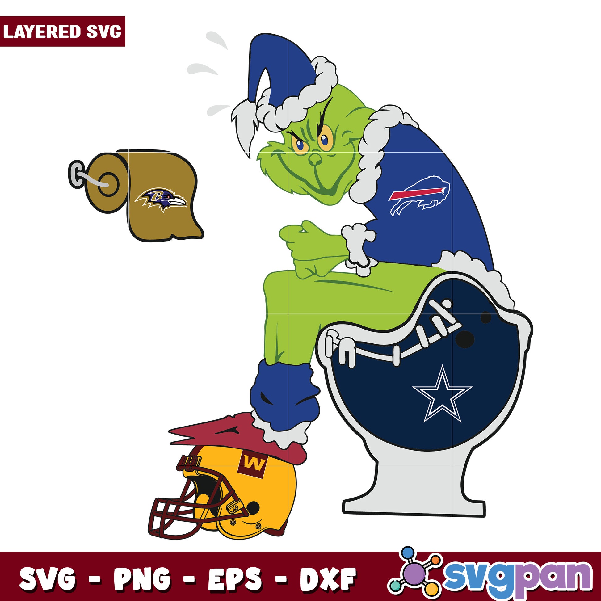 Buffalo Bills NFL Grinch svg, christmas svg, grinch svg