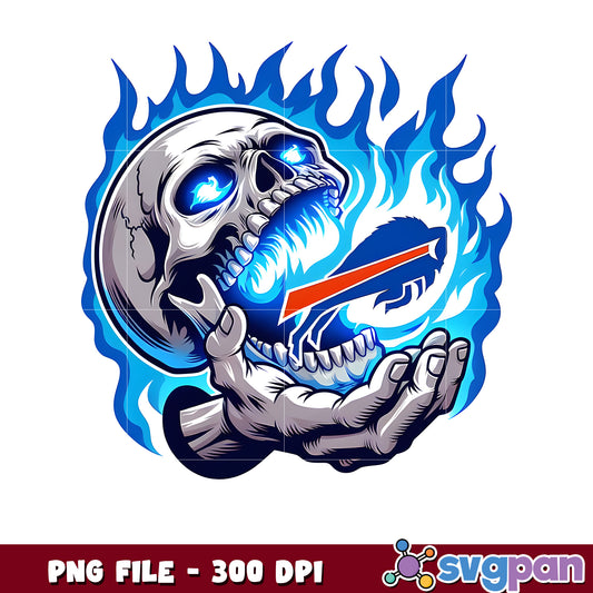 Buffalo bills burning skull png, super bowl 2025 png, american football league png