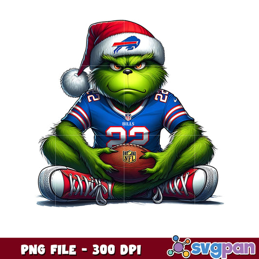 Buffalo bills grinch png, nfl finals png, grinch bills png