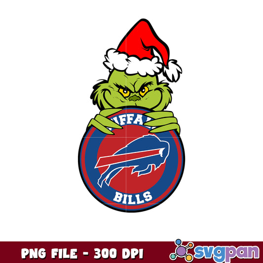 Buffalo billss grinch head design png, nfl team png, national football league png