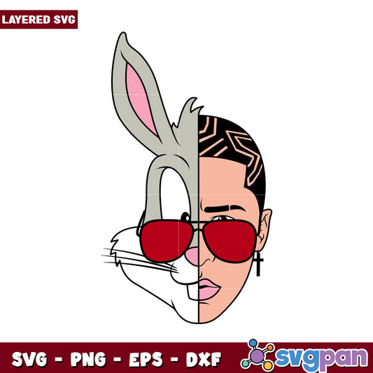 Bugs Bunny and Cool Character SVG Design, Perfect for Creatives