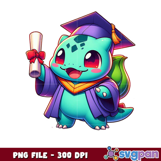 Bulbasaur graduation png, pokemon bulbasaur png, the graduate png