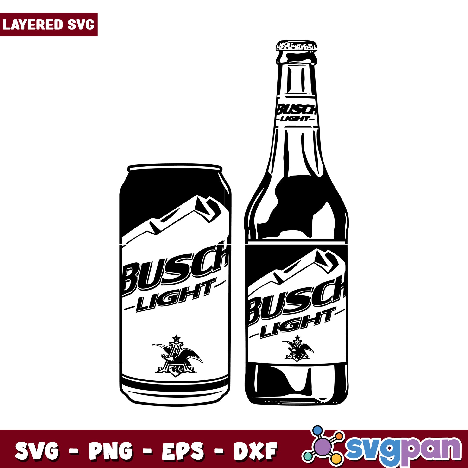 Busch Light SVG file, ideal for crafting and design projects