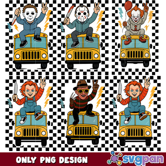 Bus killers png bundle
