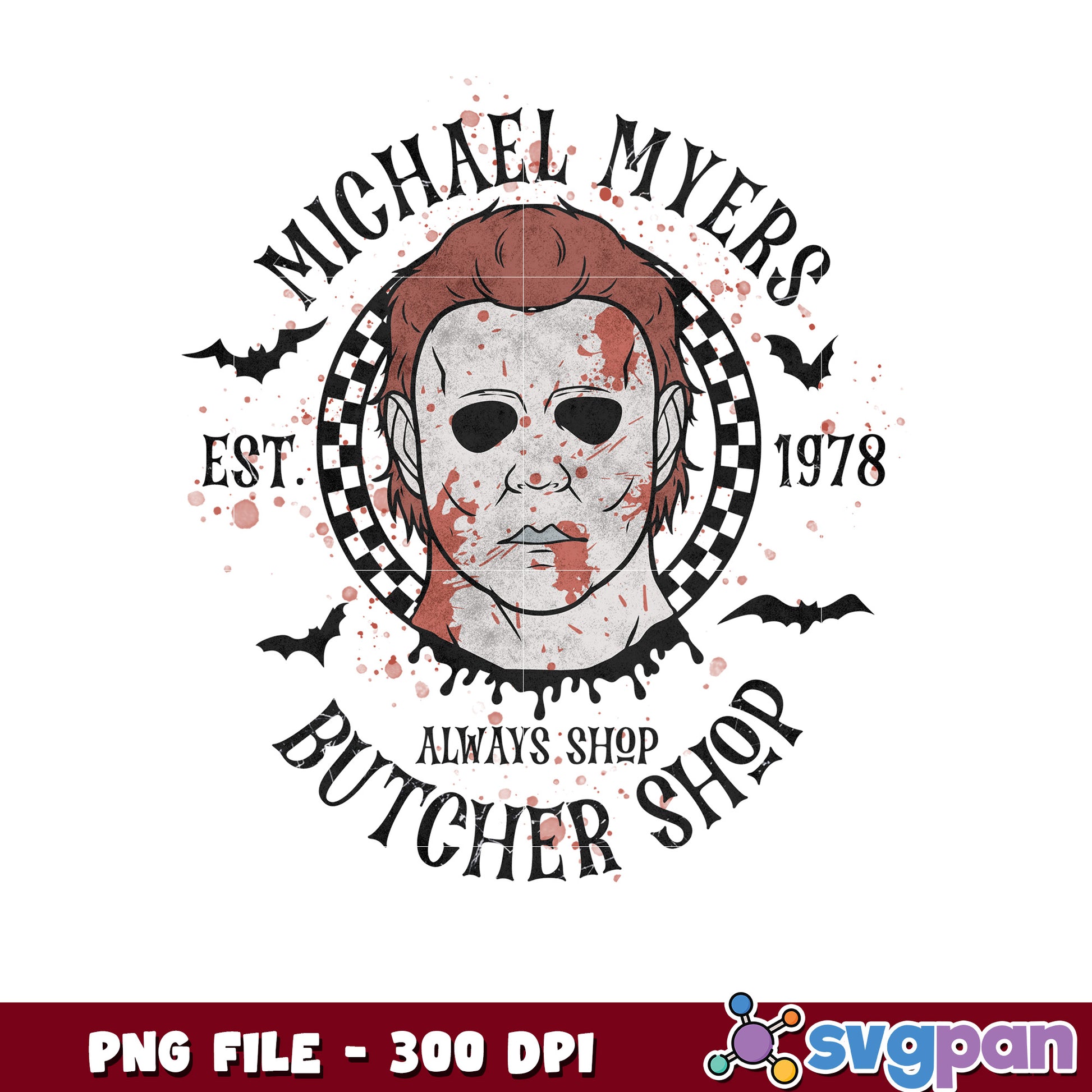 Butcher shop michael png, halloween cookies png, halloween horror nights​ ​png