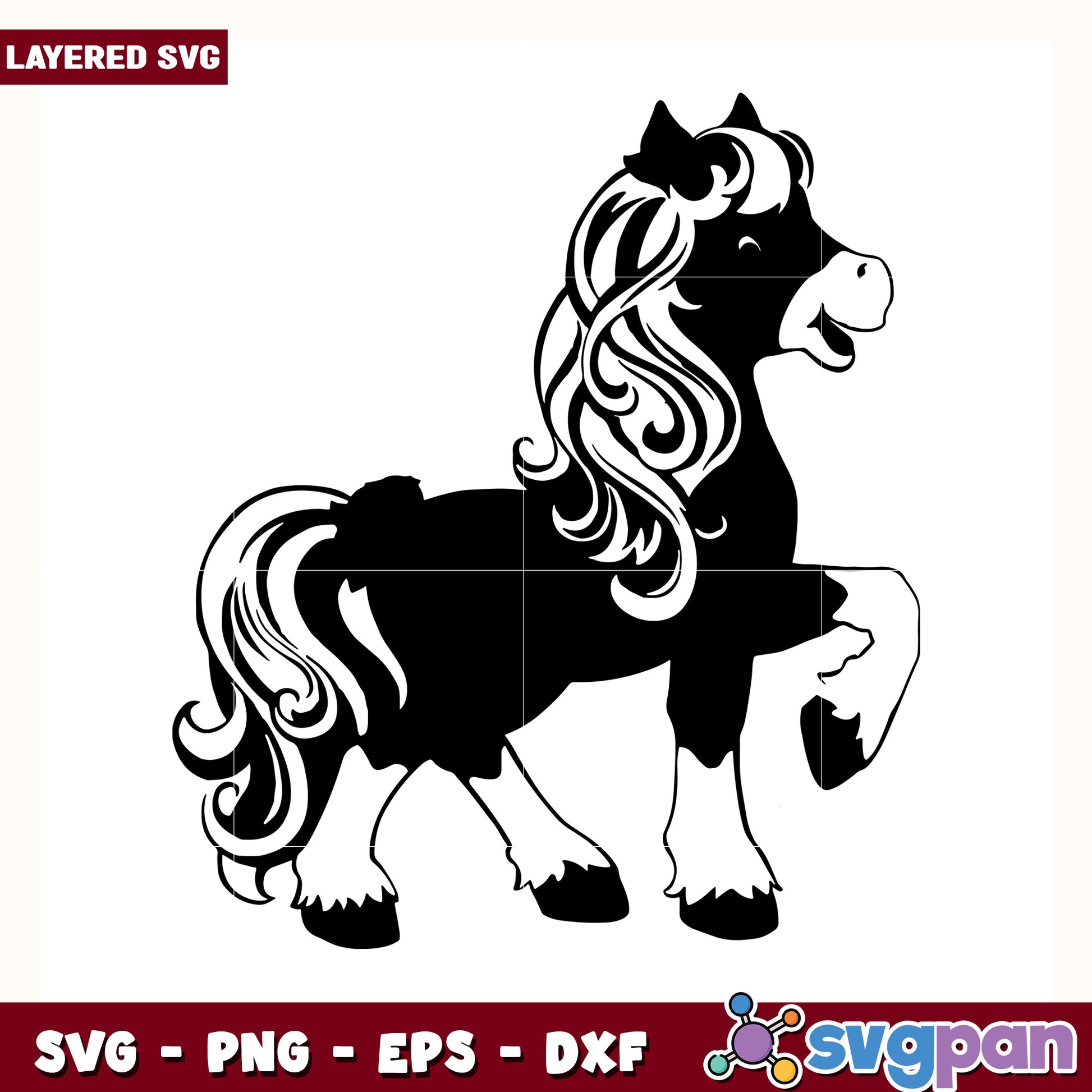 Butter cup horse svg, my little pony svg, cute horse svg