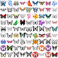 Butterfly design svg bundle, butterflies svg, butterfly drawing svg