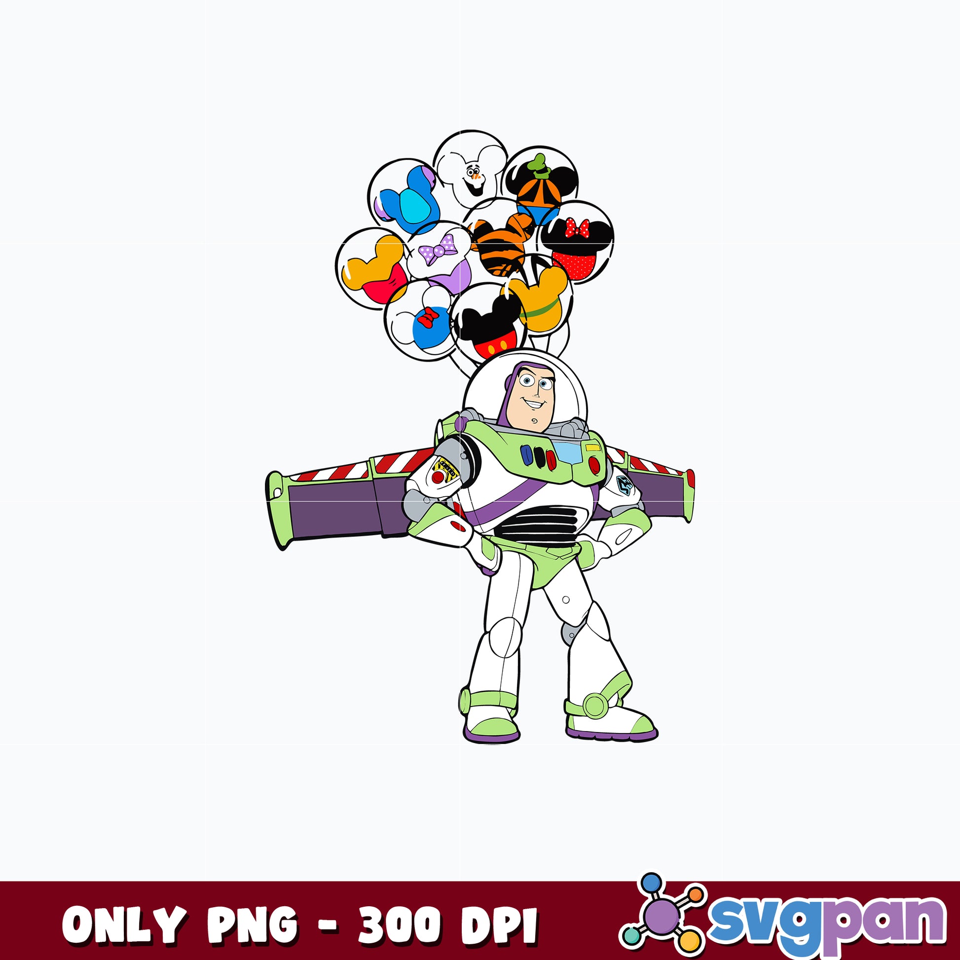 Family Vacation 2023 Png, Mouse Balloon png