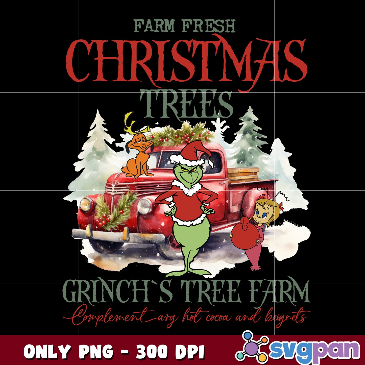 Christmas Trees Grinchs Tree Farm png