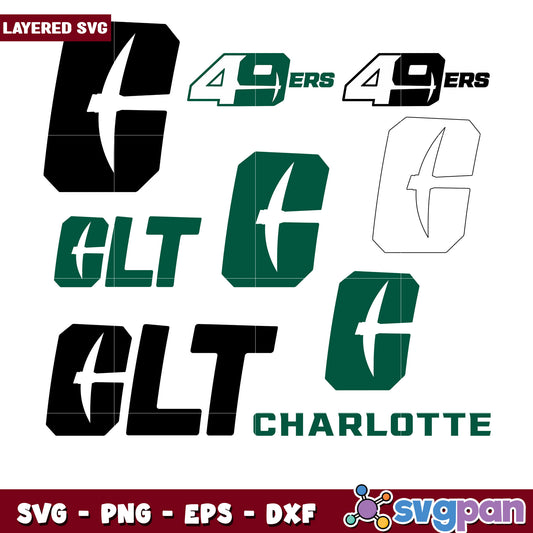 CLT Charlotte 49ers SVG Bundle