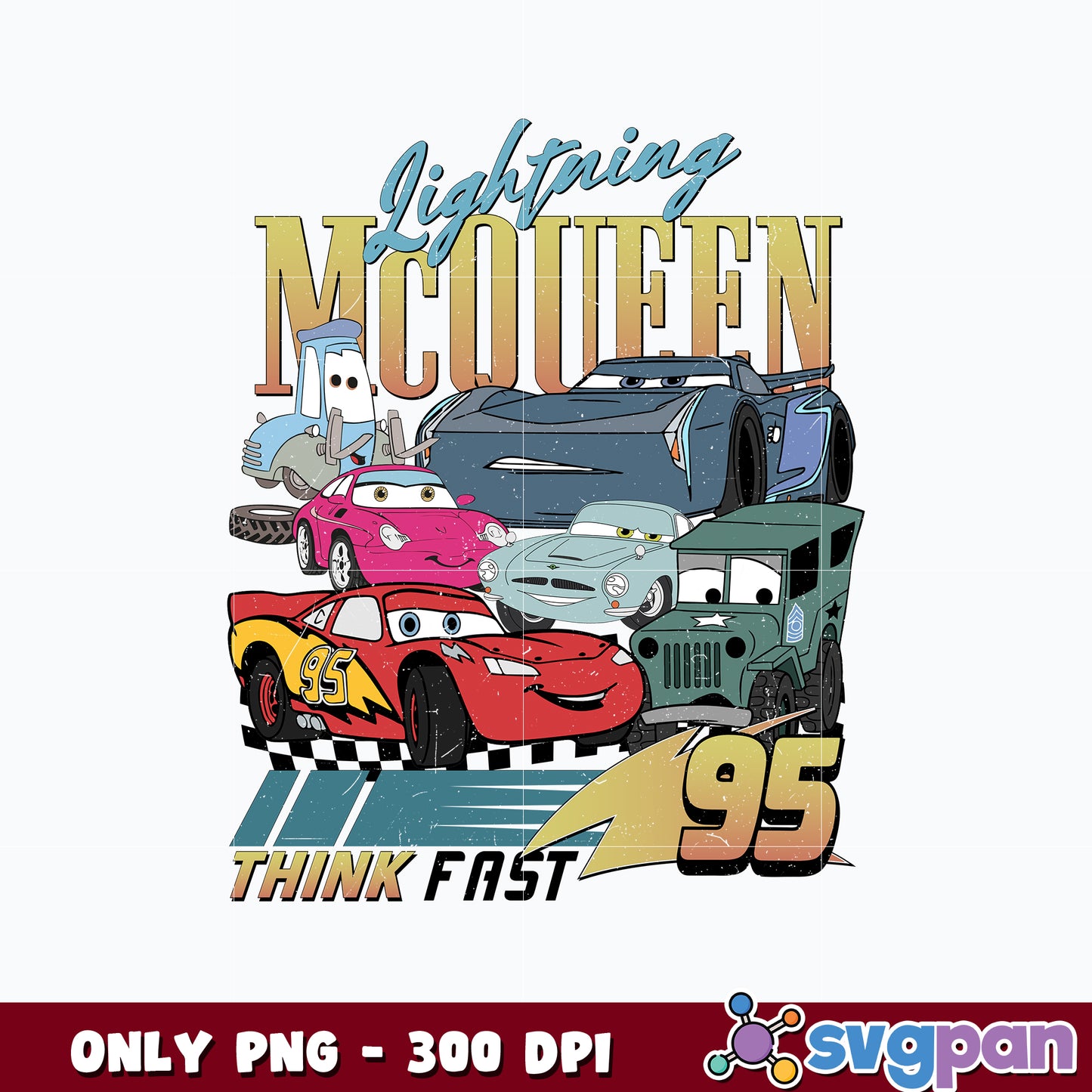 Lightning McQueen png, Disney cars png