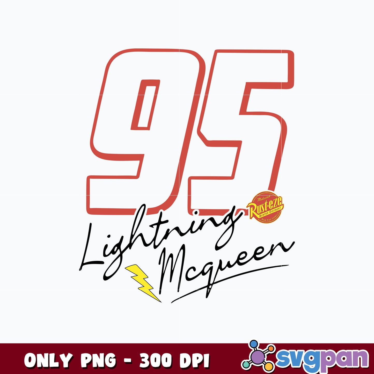 Lightning Mcqueen 95 png