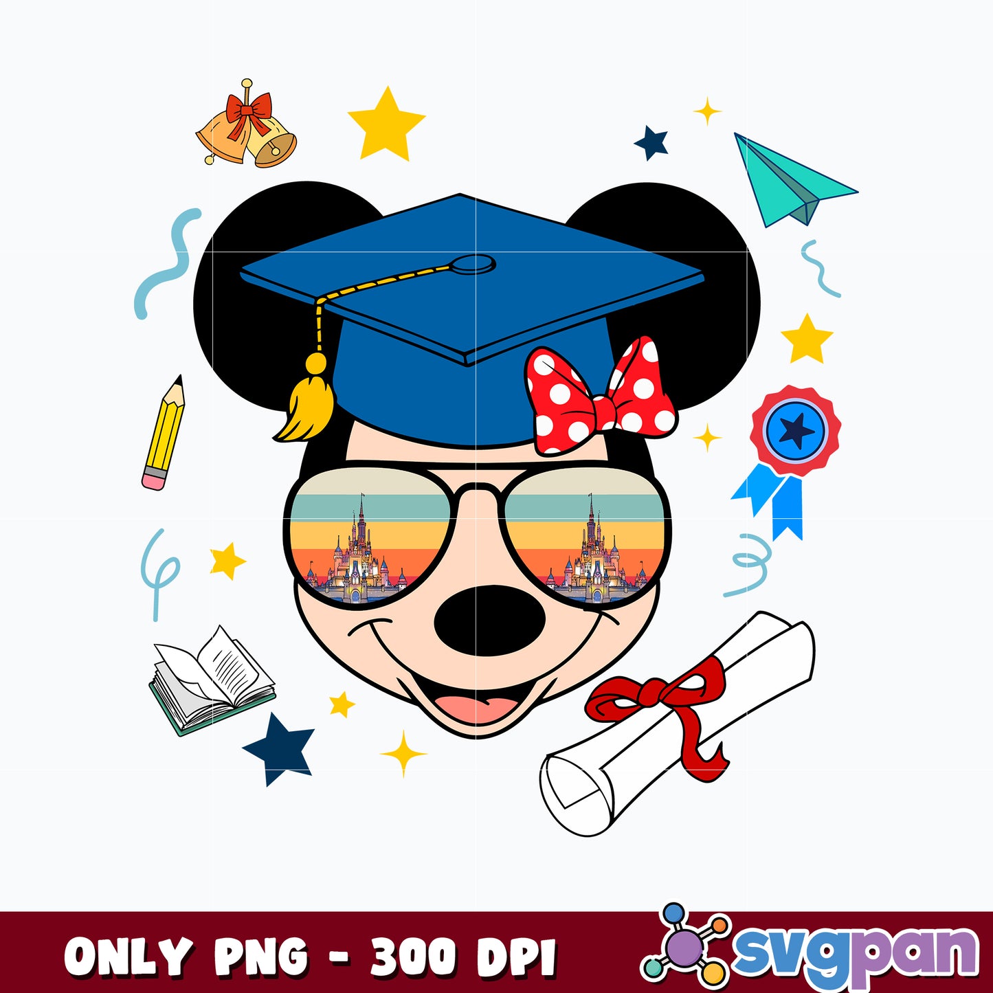 Minnie Mouse Graduation png 