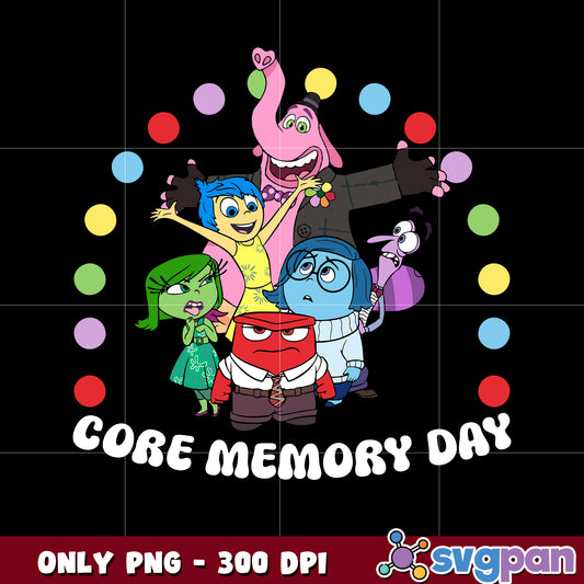 Core Memory Day Png, Inside Out Film series Png