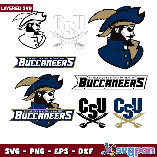 CSU Buccaneers SVG Bundle