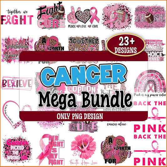 Cancer awareness png bundle