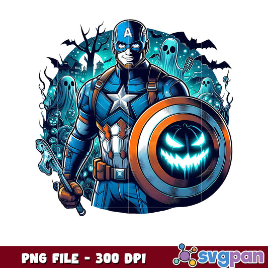Captain america halloween png, happy halloween png, halloween avengers​ ​png