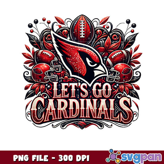 Cardinals let's go png, nfl teams png, national football league png