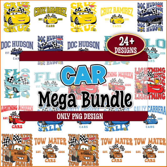 Car disney png bundle