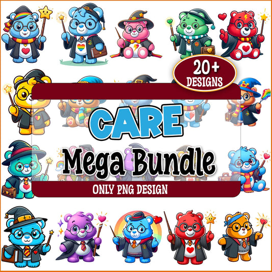Care bear potter png bundle