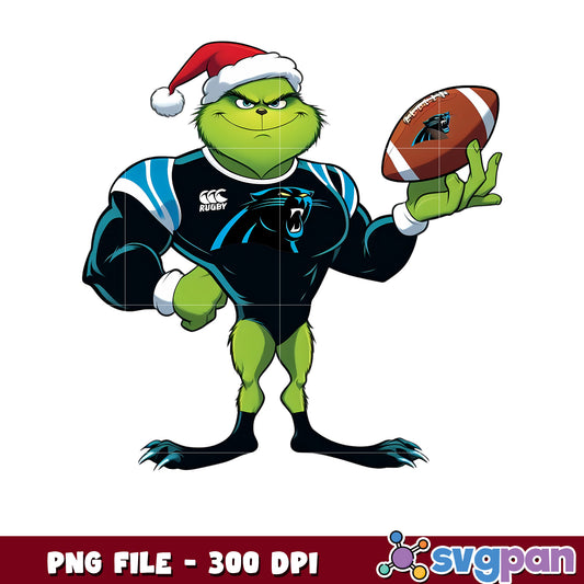 Carolina panthers chrstmas grinch design png, nfl games today, american football games png