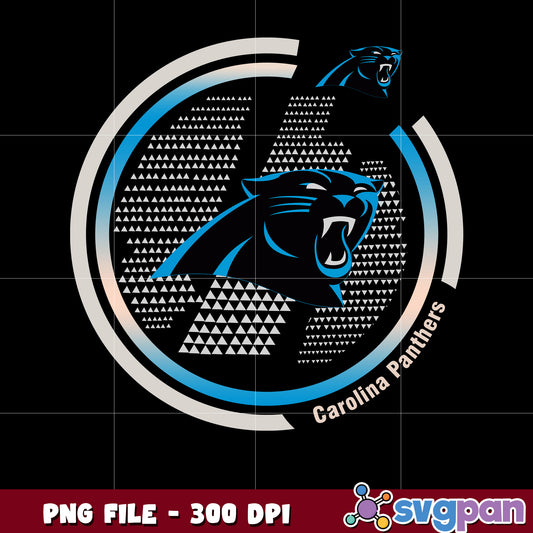 Carolina panthers circle logo design png, nfl teams logo png, nfl 2025 png