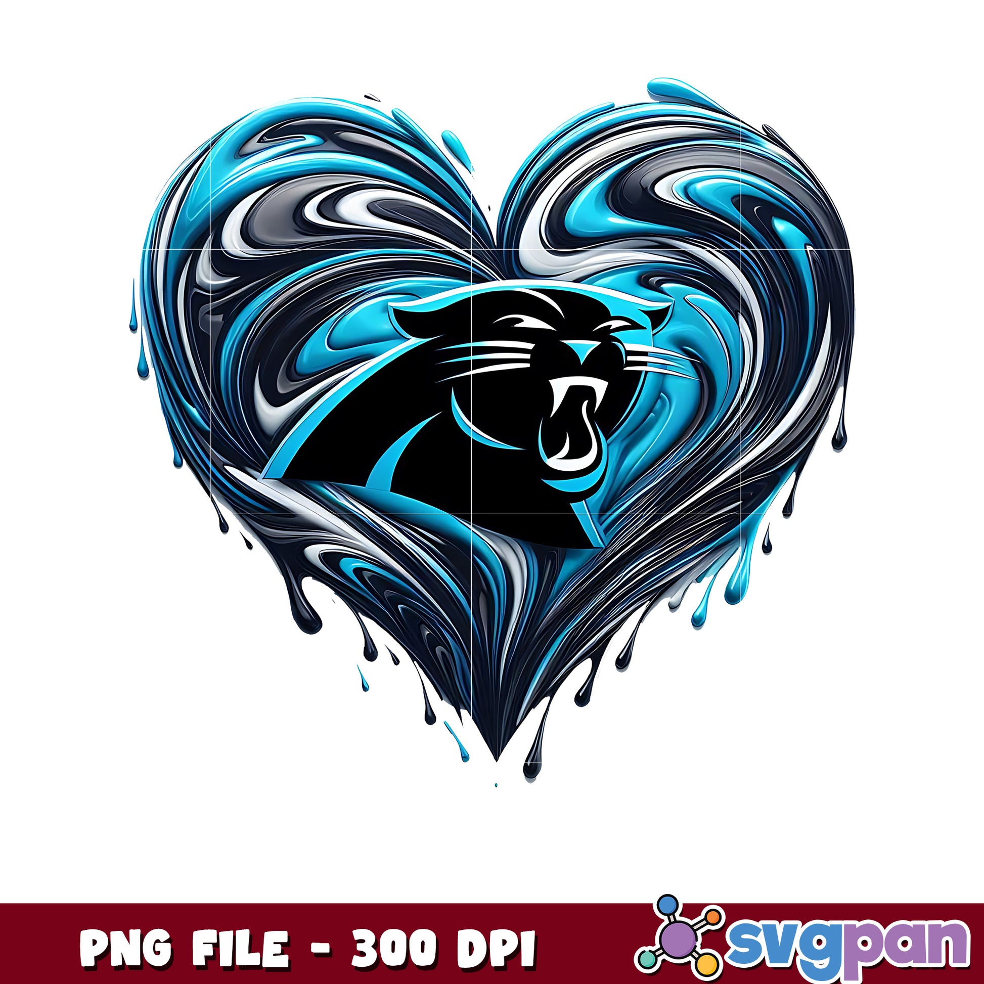 Carolina panthers heart png, nfl reddit​ png, nfl network​ png