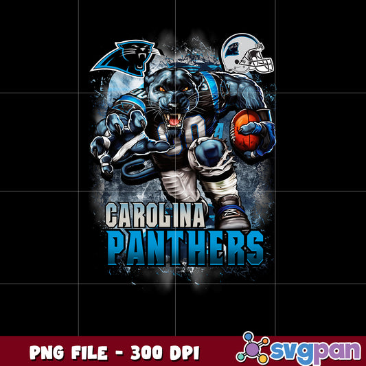 Carolina panthers logo helmet and mascot png, super bowl png, american football png