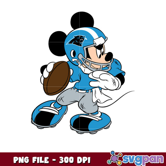 Carolina panthers nfl mickey mouse logo png, american football league png, nfl teams png