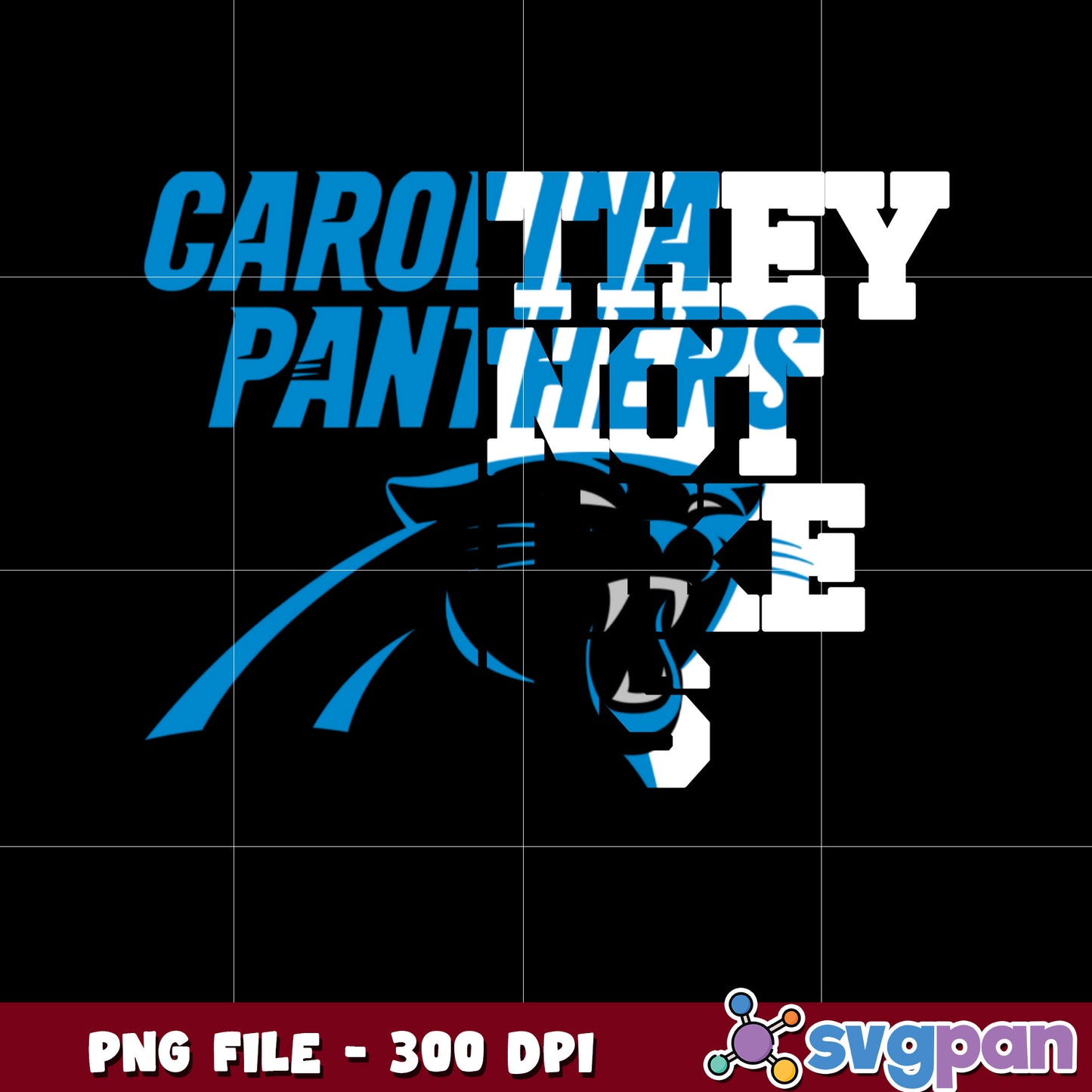 Carolina panthers they not like us logo png, super bowl 2025 png, nfl teams helmet png