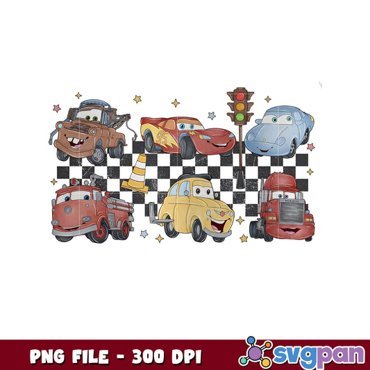 Cars characters png, disney cartoons png, cars movie png