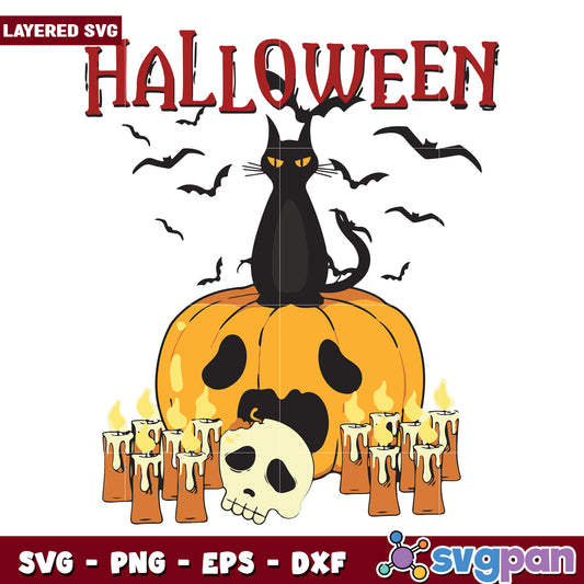 Cat halloween svg, funny halloween svg, halloween quotes svg
