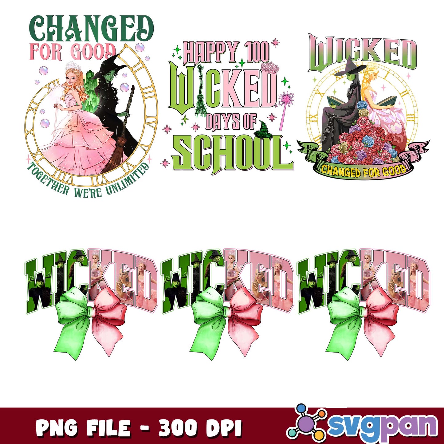 Changed for good wicked png bundle