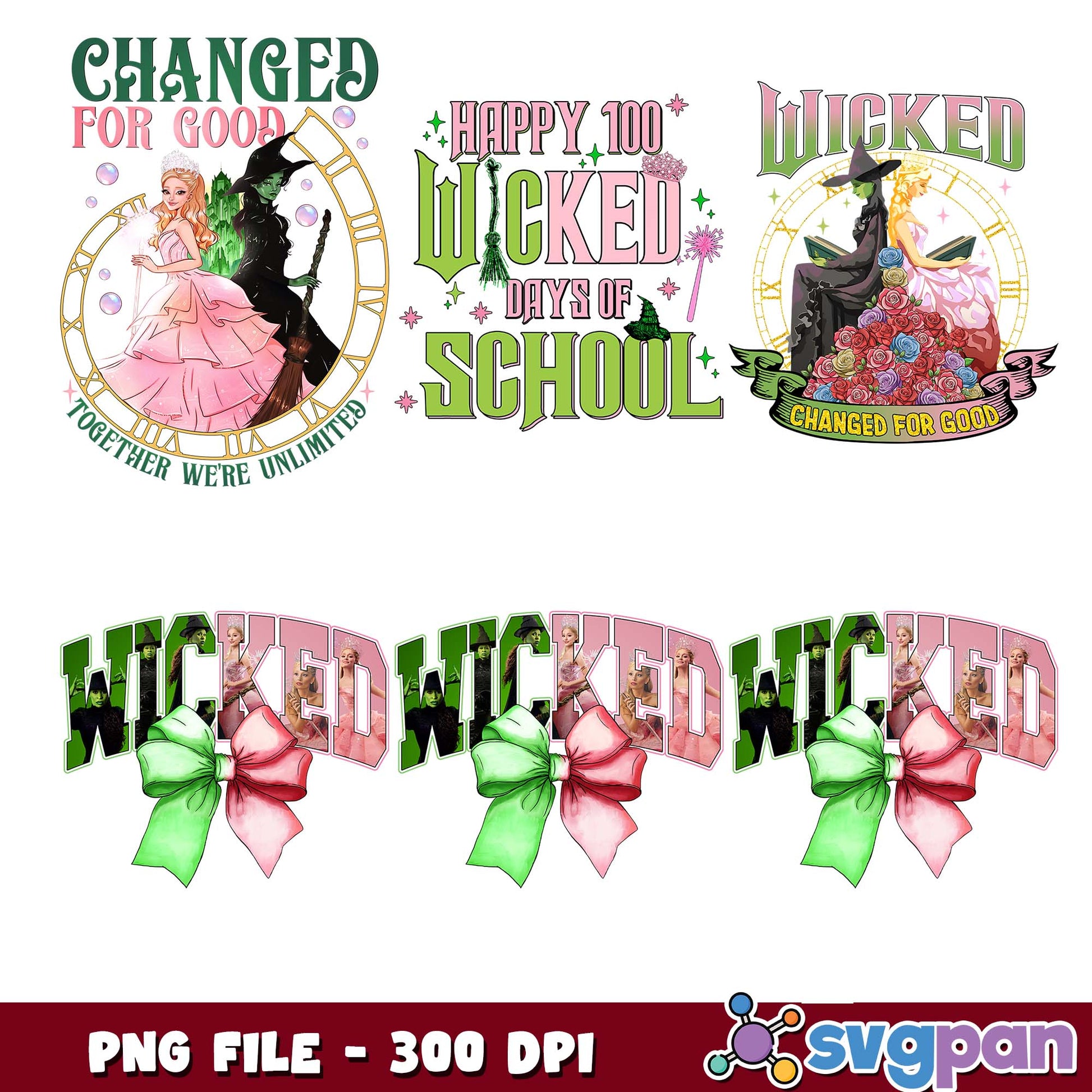 Changed for good wicked png bundle