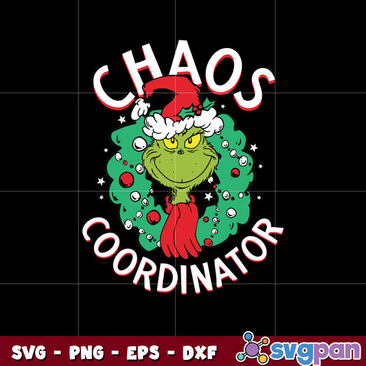 Chao coordinator christmas grinch svg