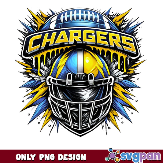 Chargers Football Helmet PNG, NFL Team PNG, Football PNG