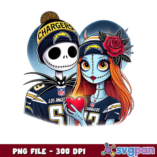 Chargers jack and sally png, nfl bracket​​​ png, nfl combine​ png
