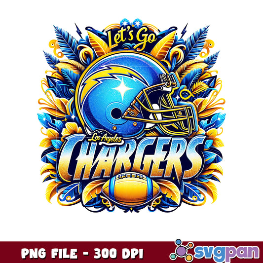 Chargers let's go png, nfl teams png, national football league png