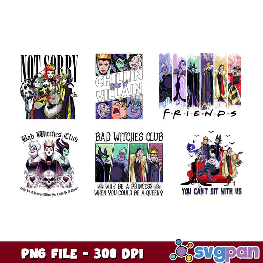 Charming Villain Bundle PNG for Creative Designs