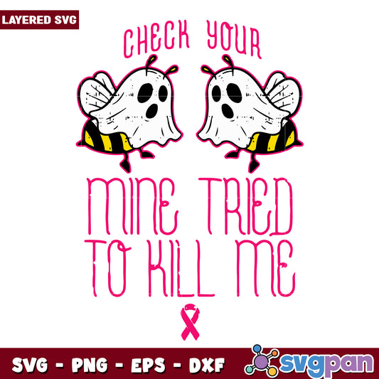 Check your boo bees svg, halloween horror nights svg, spooky halloween svg