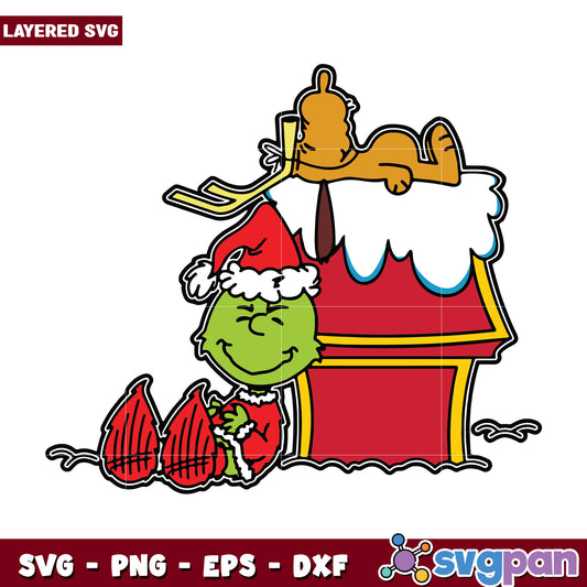 Chibi grinch christmas svg, christmas toys svg, the grinch 2 svg