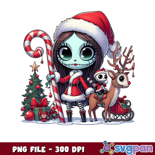 Chibi sally png, spirit christmas png, last christmas ​png