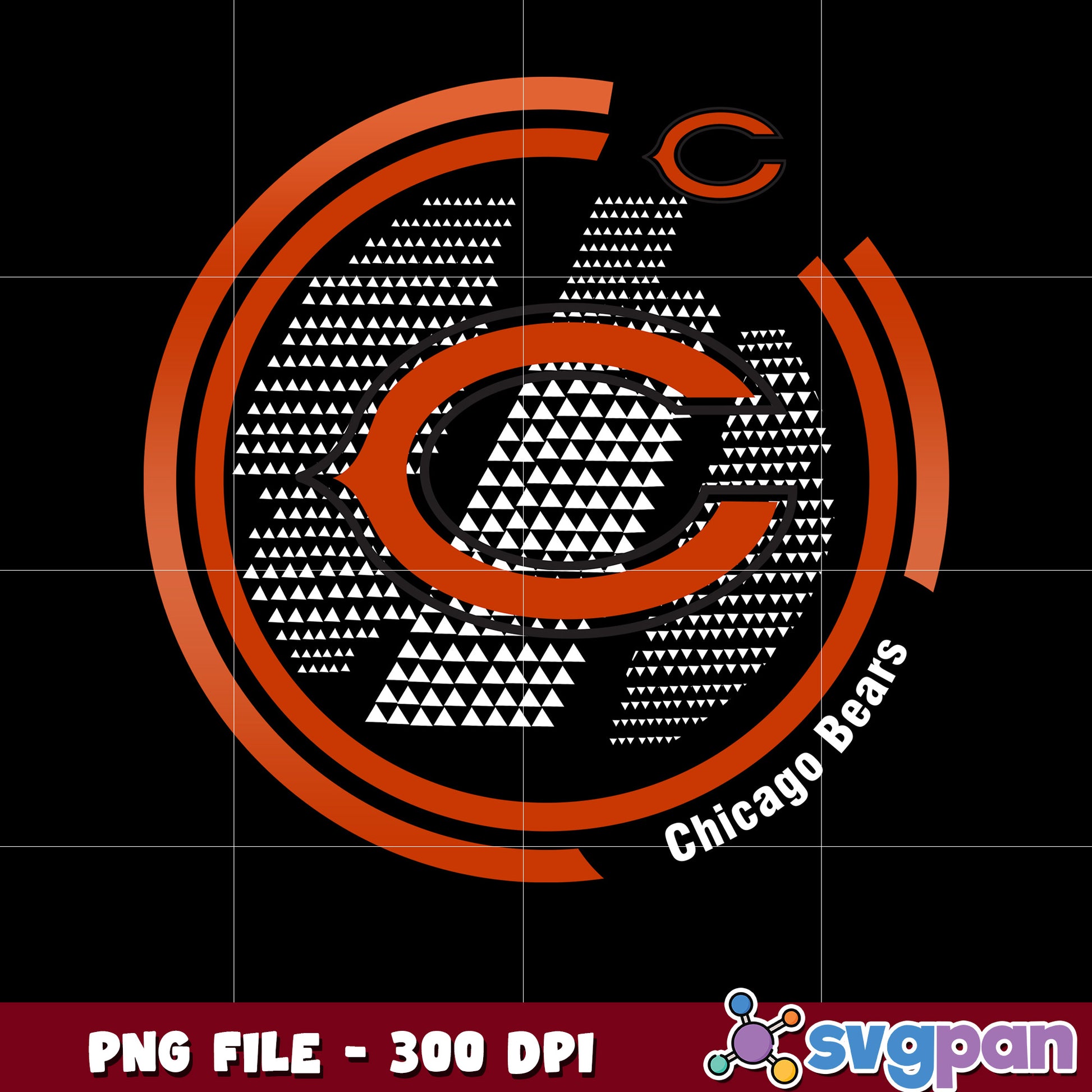 Chicago bears circle logo design png, nfl teams logo png, nfl 2025 png