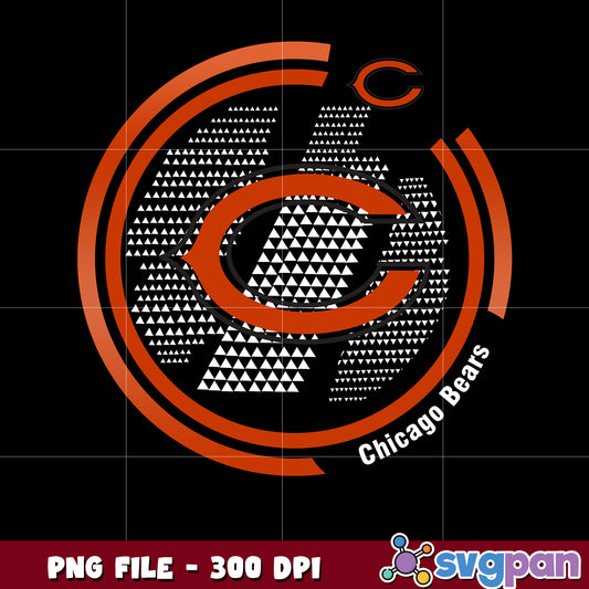 Chicago bears circle logo design png, nfl teams logo png, nfl 2025 png